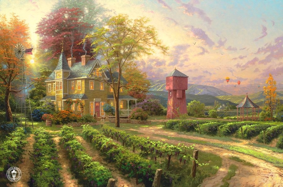 Thomas Kinkade Abundant Harvest